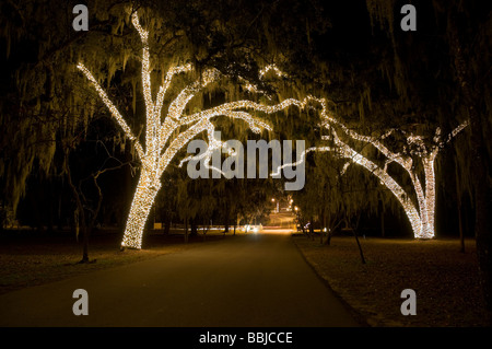 Festival des lumières Stephen Foster Folk Culture Center State Park White Springs Florida Banque D'Images