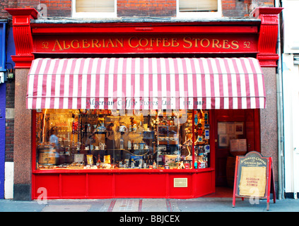 Café algérien store Soho Londres Banque D'Images