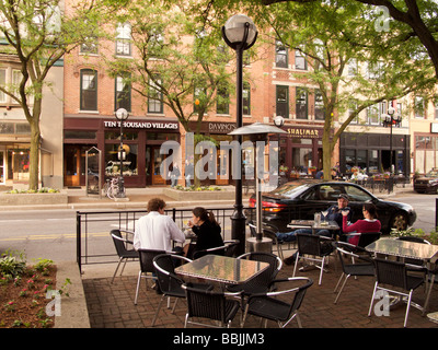 Café-Ann Arbor au Michigan Banque D'Images