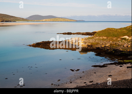 Luskentyre beach, Isle of Harris, Hébrides extérieures, en Écosse Banque D'Images