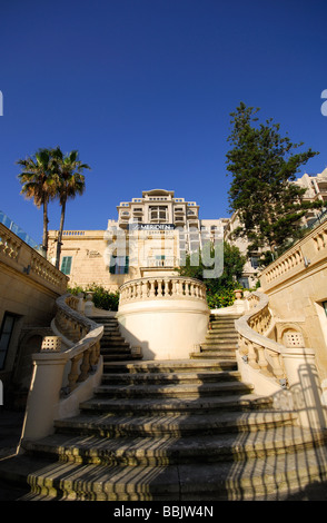 Malte. La grande entrée de l'hôtel Le Méridien de la baie de Balluta à St Julian's. L'année 2009. Banque D'Images