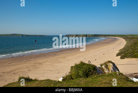 South Beach, Tenby, Pembrokeshire, Pays de Galles Banque D'Images