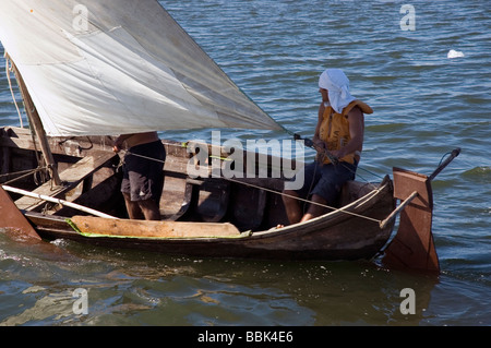 Moliceiro, Ria de Aveiro, Portugal Banque D'Images