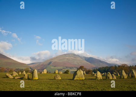 Cercle de pierres de Castlerigg Stone Circle, Lake District Banque D'Images