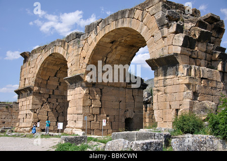Arches, Hiérapolis, province de Denizli, Turquie Banque D'Images