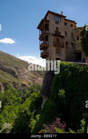 Maisons suspendues, Cuenca, Castilla la Mancha, Espagne Banque D'Images