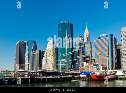 Seaport Financial District Banque D'Images