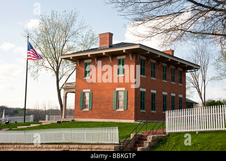 Accueil du Général Ulysses S. Grant à Galena, Illinois Banque D'Images