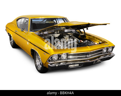 Licence et tirages sur MaximImages.com - coupé Chevrolet Chevrolet SS 1972 personnalisé Banque D'Images