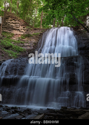 Sherman Falls Cascade Cascade Banque D'Images