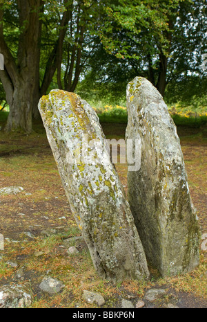 Clava Cairns à Balnuaran Croy près d'Inverness Culloden région des Highlands en Écosse Royaume-uni 2496 SCO Banque D'Images