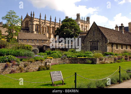 Christ Church College et War Memorial Garden, Oxford, Oxfordshire, England, UK Banque D'Images