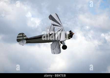 Ferte Alais vol d'avion biplan Focke-Wulf Banque D'Images