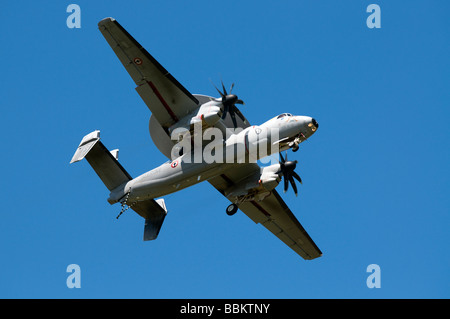 Ferte Alais Hawkeye de la marine française les avions radar AWACS Banque D'Images