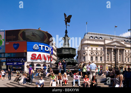 Piccadilly Circus London United Kingdom West End Banque D'Images