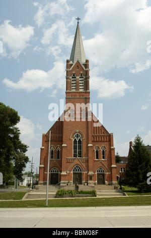 Saint Vincent de Paul Eglise Catholique dans Pontiac Michigan USA. Banque D'Images