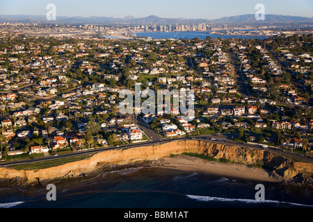 Sunset Cliffs Point Loma San Diego en Californie Banque D'Images