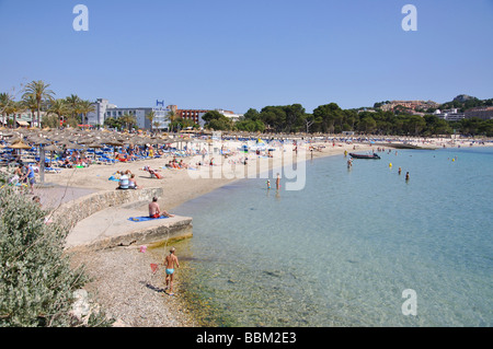 Platja Santa Ponca, Santa Ponsa (Santa Ponca), Majorque (Majorque), Iles Baléares, Espagne Banque D'Images