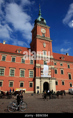 Le Château Royal de Varsovie, Pologne Banque D'Images