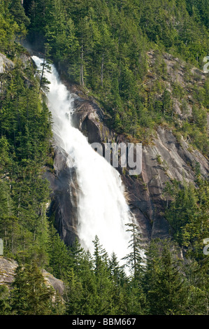Shannon Falls, Squamish Banque D'Images