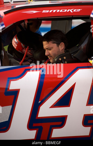 Tony Stewart en bénéficiant de la Shelby 427 2009 course de NASCAR à la Las Vegas Motor Speedway Las Vegas Nevada Banque D'Images