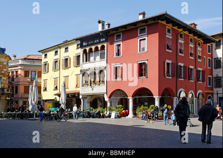 Piazza Paolo Diacono, Cividale, Frioul-Vénétie Julienne, Italie, Europe Banque D'Images