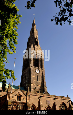 Cathédrale de Leicester, Leicestershire, Angleterre, RU Banque D'Images