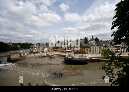 Auray Morbihan Bretagne France vers St-Goustan Banque D'Images