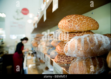 Une boulangerie d'Hampstead vendant du pain artisanal Banque D'Images