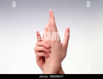Close-up of hands Banque D'Images
