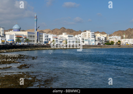 Corniche de Mutrah, Muscat, Sultanat d'Oman, l'Arabie, Moyen-Orient Banque D'Images