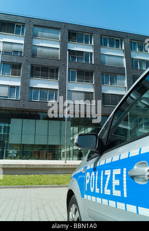 Le quartier général de la police, Francfort, Hesse, Germany, Europe Banque D'Images