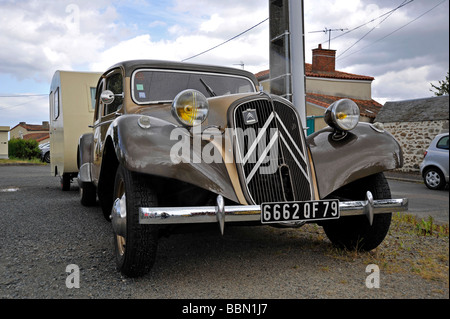 Citroen Traction Avant Banque D'Images