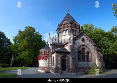 Chapelle, cimetière municipal, Göttingen, Basse-Saxe, Allemagne, Europe Banque D'Images