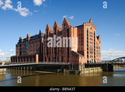 L'International Maritime Museum dans le Kaispeicher Elbtorquartier B, bâtiment, Hafencity Harbour City, Hambourg, Allemagne, Europe Banque D'Images