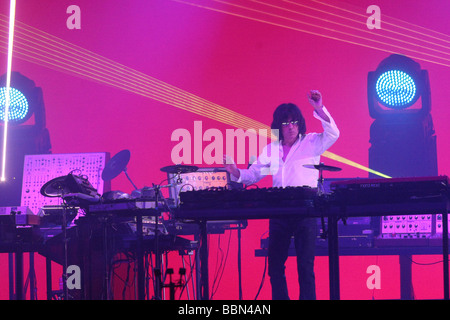 Jean Michel Jarre, Koblenz, Rhénanie-Palatinat, Allemagne, Europe Banque D'Images