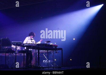 Jean Michel Jarre, Koblenz, Rhénanie-Palatinat, Allemagne, Europe Banque D'Images