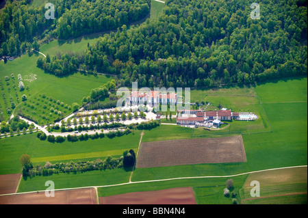 Photo aérienne de Aalen Limestherme spa, Bade-Wurtemberg, Allemagne, Europe Banque D'Images