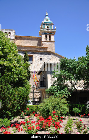 La chartreuse de Valldemossa jardins, municipalité, Majorque, Îles Baléares, Espagne Banque D'Images