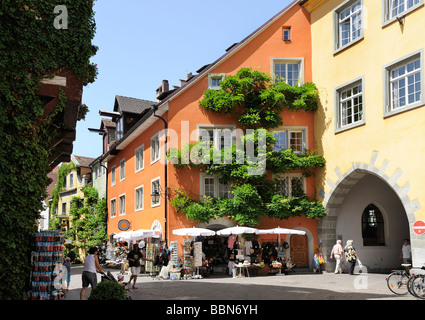 Meersburg sur le lac de Constance, Bade-Wurtemberg, Allemagne, Europe Banque D'Images