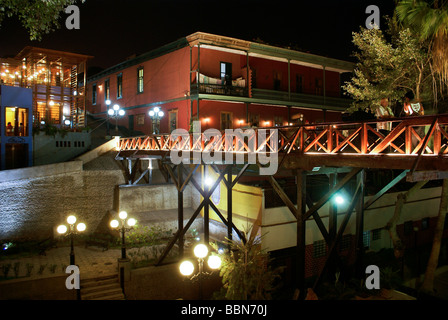 Le district de Barranco, Lima, Pérou. Banque D'Images