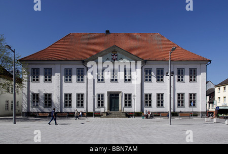 Kreisarchiv archives du district dans l'ancien Duché de château tiède district maison sur le marché, Ratzeburg, Schleswig-Holstein, Allemand Banque D'Images