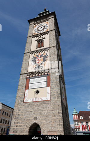 Tour de ville à Enns, Basse Autriche, Autriche, Europe Banque D'Images