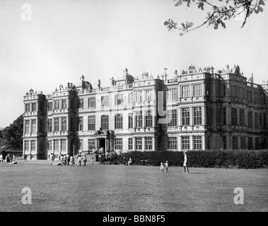 Architecture, châteaux, Grande-Bretagne, Maison Longleat, vue extérieure, années 60, Banque D'Images