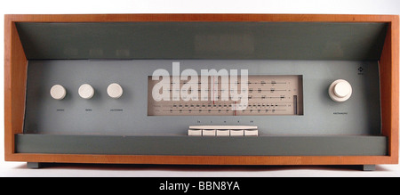 Broadcast, radio, radio, radio, radio SET 'RK 2', tuner, fabriqué par HELIRADIO, GDR, 1960, Banque D'Images