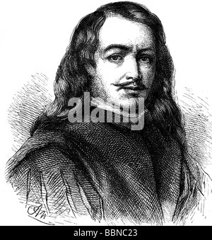 Murillo, Bartolomeo, Esteban, 1617 - 3.4.1682, artiste espagnol (peintre), portrait, gravure de bois, Banque D'Images