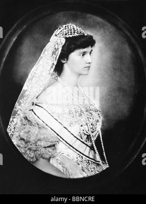 Zita von Bourbon Parme, 9.5.1892 - 14.3.1989, Empress consort d'Autriche 1916 - 1918, épouse de l'empereur Charles I d'Autriche, portrait, carte postale, vers 1910, Banque D'Images