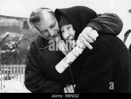 Géographie / voyages, Allemagne, frontière intérieure allemande, ouverture, Moedlareuth, 7.12.1989, Banque D'Images