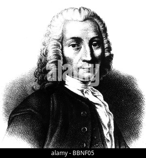 Celsius, Anders 27.11.1701 - 25.4.1744, astronome suédois, portrait, lithographie, XVIIIe siècle, Banque D'Images