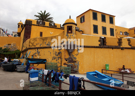 Fort de Sao Tiago Funchal Madeira Banque D'Images